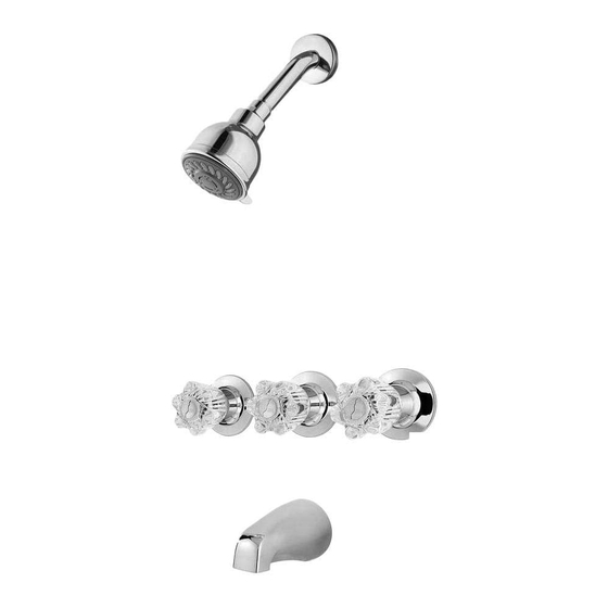 Pfister Bedford 801-WS-BD Guía De Instalación Rápida