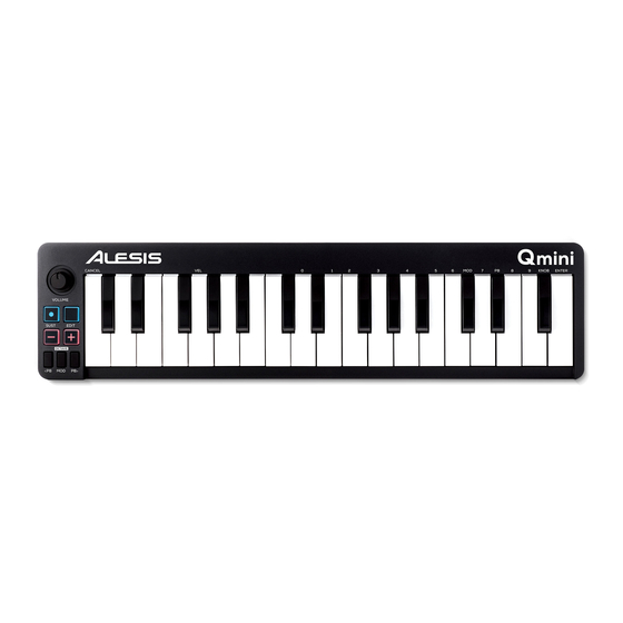 Alesis Q mini Guia De Inicio Rapido