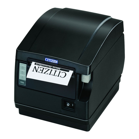 Citizen CT-S651 Manual De Usuario