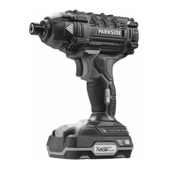 Parkside PDSSA 20-Li A1 Traducción Del Manual De Instrucciones Original