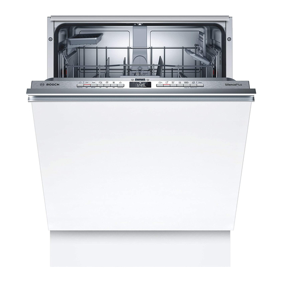 Bosch SMV4HCX48E Manual De Usuario