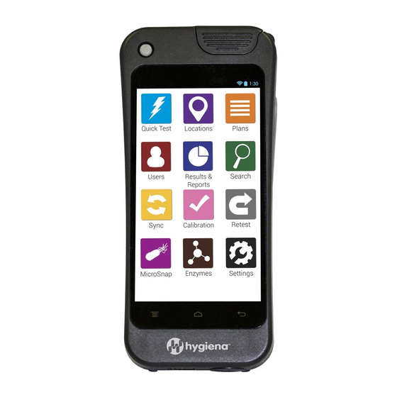 Hygiena EnSURE Touch Guía De Configuración