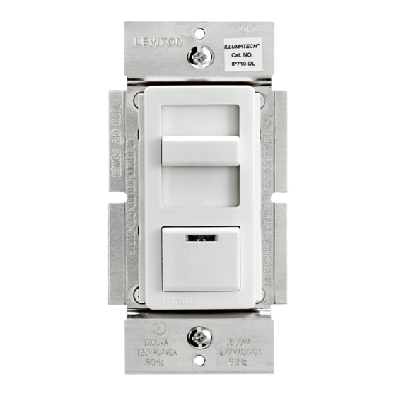 Leviton decora IP710-DL Instrucciones De Instalación