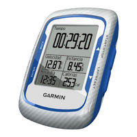 Garmin EDGE 500 Manual Del Usuario