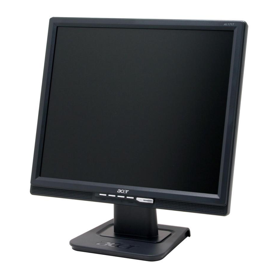 Acer AL1717 Manual De Instrucciones