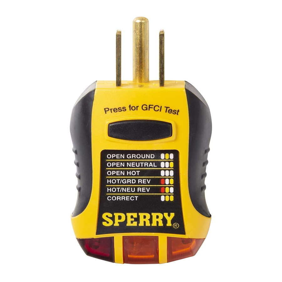 Sperry instruments GFI6302 Instrucciones De Operación