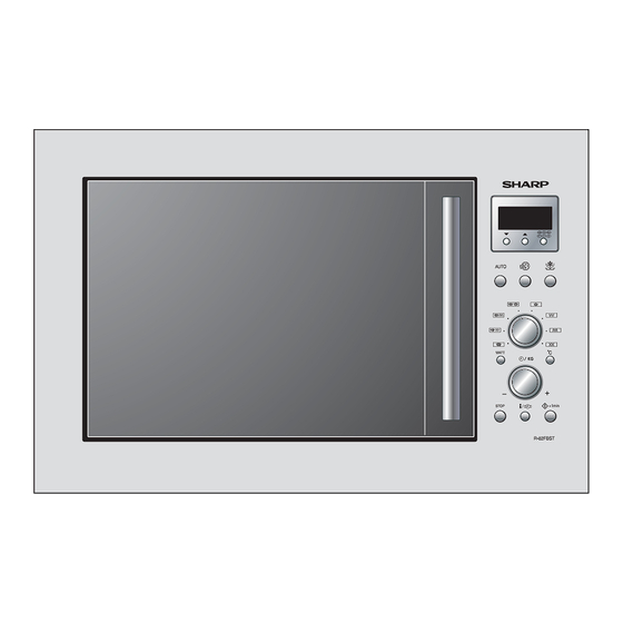 Sharp R-82FBST Manual De Instrucciones Y Recetario
