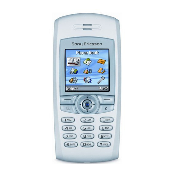 Sony Ericsson T608 Manual De Instrucciones