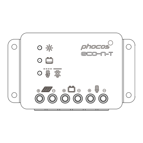 Phocos ECO-N-T Manual Del Usuario