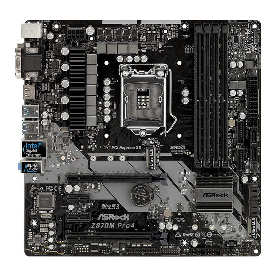 ASROCK Z370M Pro4 Manual De Instrucciones