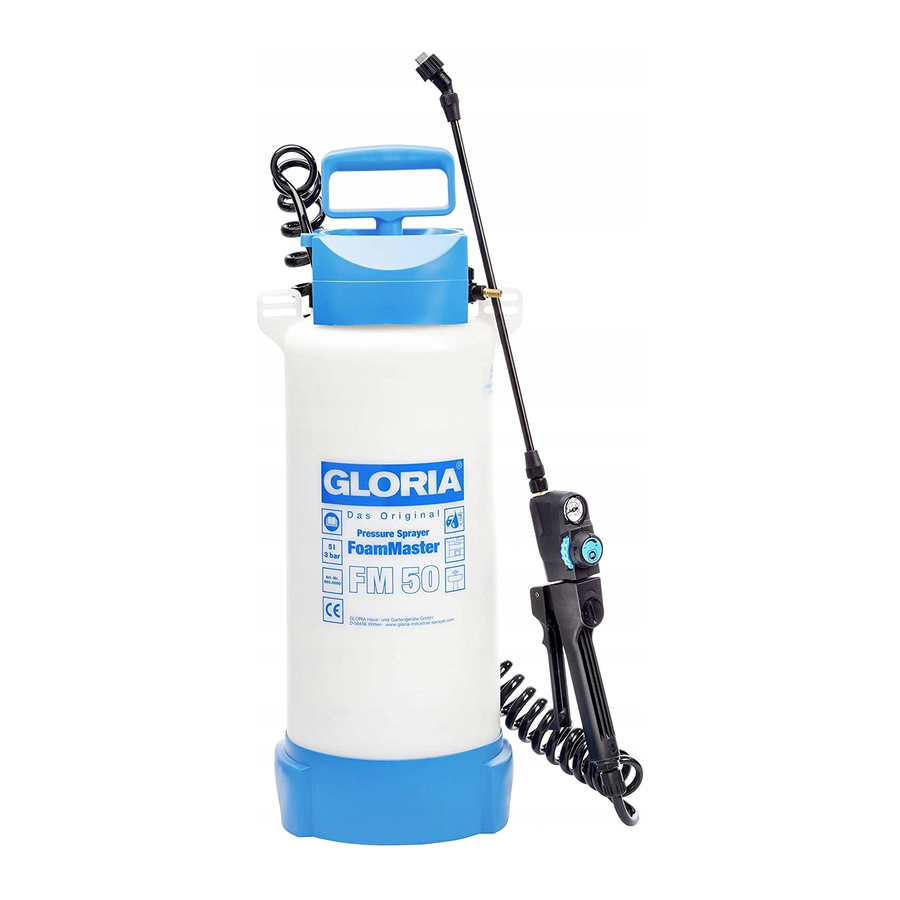 Gloria FoamMaster FM 50 Manuales