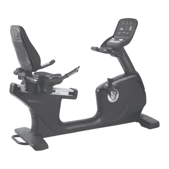 toorx BRX R9500 Manual De Instrucciones