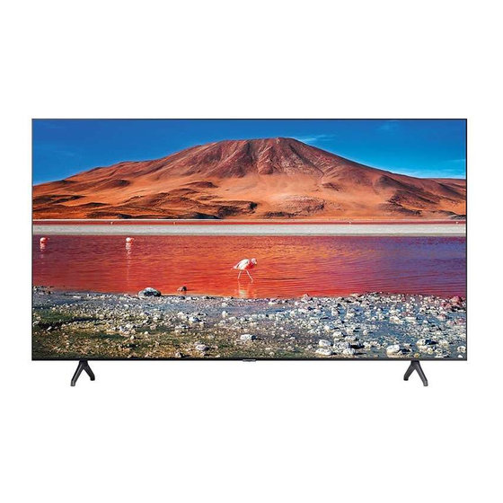 Samsung Crystal UHD 7 Serie Manuales