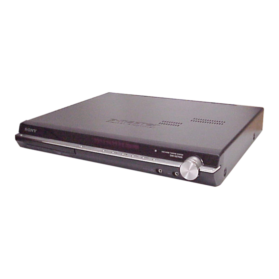 Sony DAV-DZ556KB Manual De Instrucciones