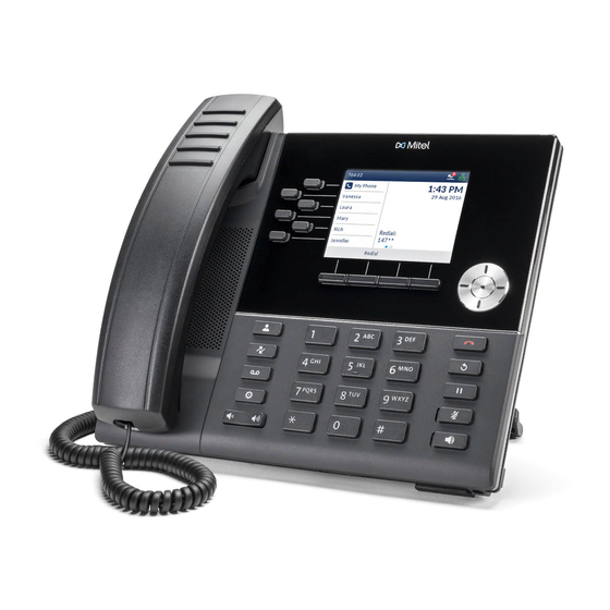 Mitel MiVoice 6920 Guía De Referencia Rápida