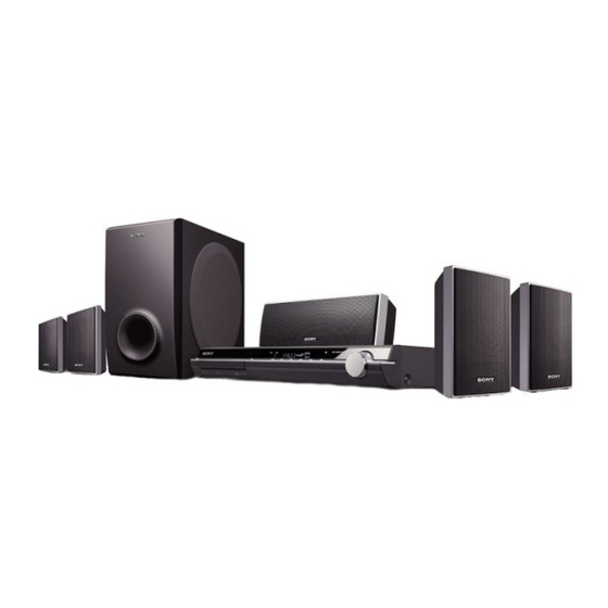 Sony DAV-DZ30 Manual De Instrucciones