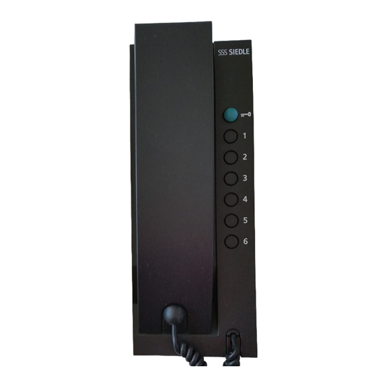 SSS Siedle HT 611-01 Guia Del Usuario