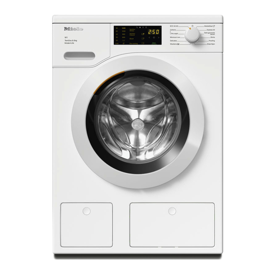 Miele WCD660 WCS Instrucciones De Manejo