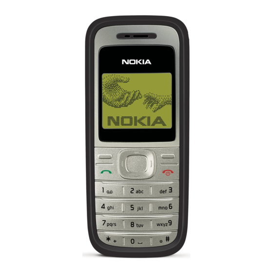 Nokia 1200 Guía Del Usario