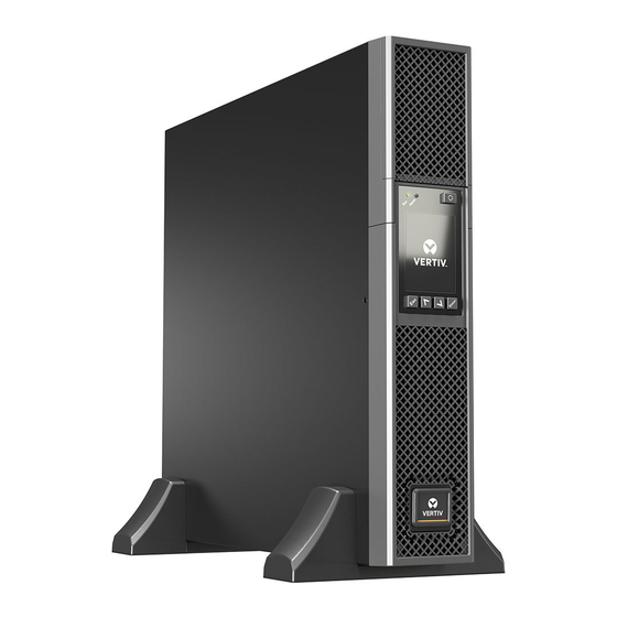 Vertiv LIEBERT GXT5-5000MVRT4UXLN Guía De Instalación Rápida