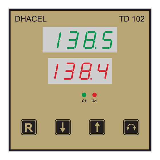 DHACEL TD 102 VFS Manual De Instrucciones