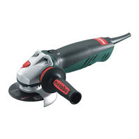 Metabo WE 14-125 Inox Plus Instrucciones De Manejo