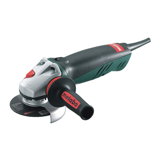 Metabo W 8-115 Instrucciones De Manejo