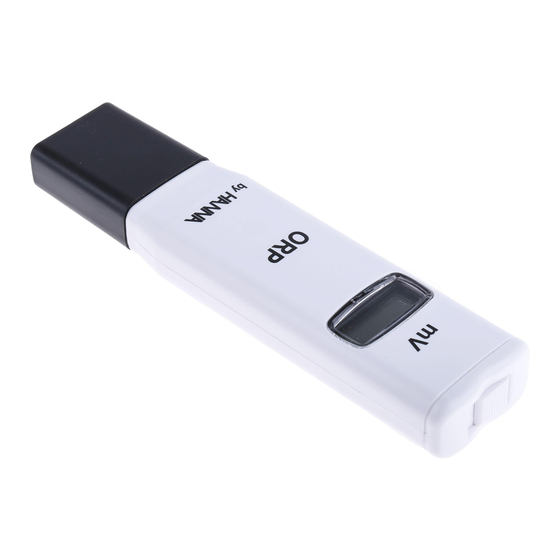 Hanna Instruments HI98201 Guia De Inicio Rapido