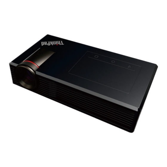 Lenovo ThinkPad Stack Mobile Projector Guia Del Usuario