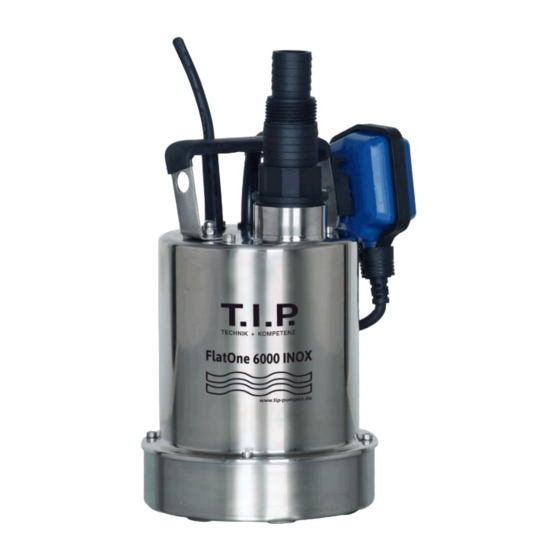T.I.P. FlatOne 6000 INOX Instrucciones Para El Manejo