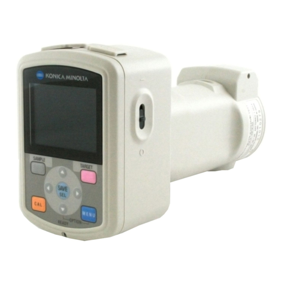 Konica Minolta CM-700d Manual De Instrucciones