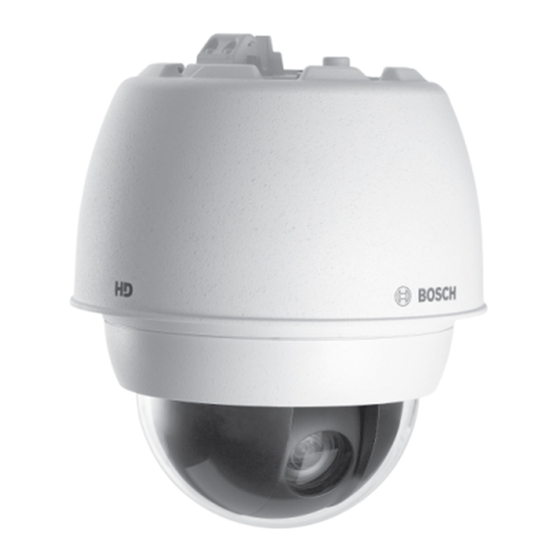 Bosch AUTODOME IP starlight 7000i Manual De Instalación