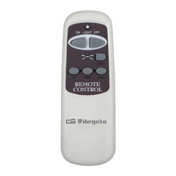 Orbegozo RCM 8250 Manual De Instrucciones