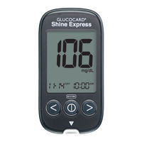 Arkray GLUCOCARD Shine Express Manual Del Usuario
