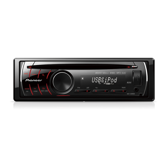 Pioneer DEH-3200UB Manual De Instrucciones