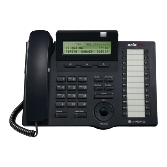 LG Nortel LDP-7224D Manuales