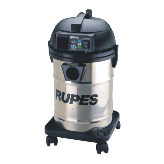 Rupes S 235E Instrucciones Para La Puesta En Servicio, Uso Y Mantenimiento