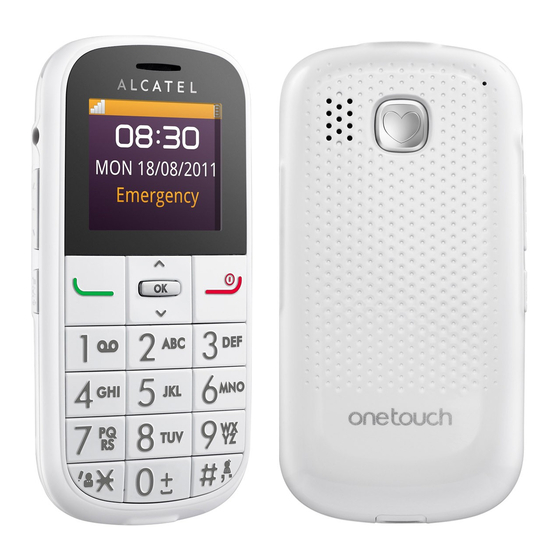 Alcatel Onetouch 282 Guia De Inicio Rapido