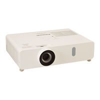 Panasonic PT-VX425N Instrucciones De Operación