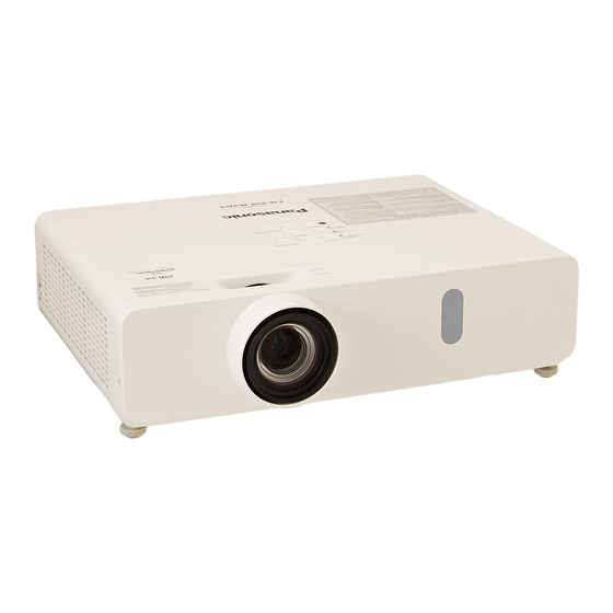 Panasonic PT-VW355N Instrucciones De Operación