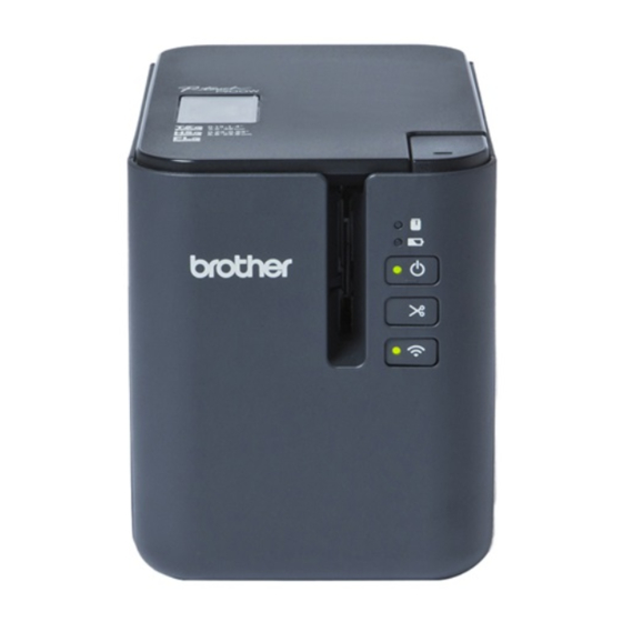Brother P900W Guia Del Usuario