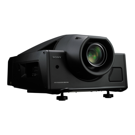 Sony SRX-S110 Manual De Instalación E Usuario