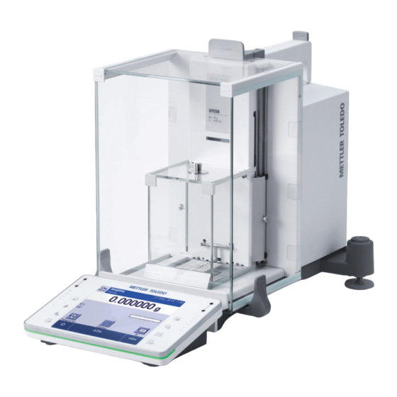 Mettler Toledo XPE56 Guía Rápida