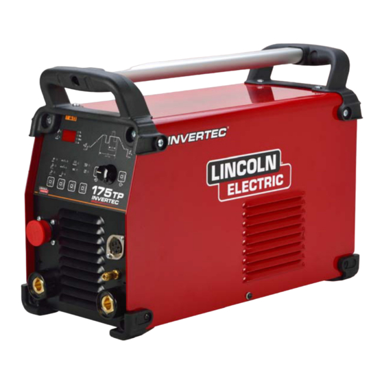 Lincoln Electric INVERTEC 175TP Manual De Instrucciones
