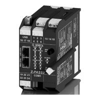 Seneca Z-PASS2-IO Manual De Instalación