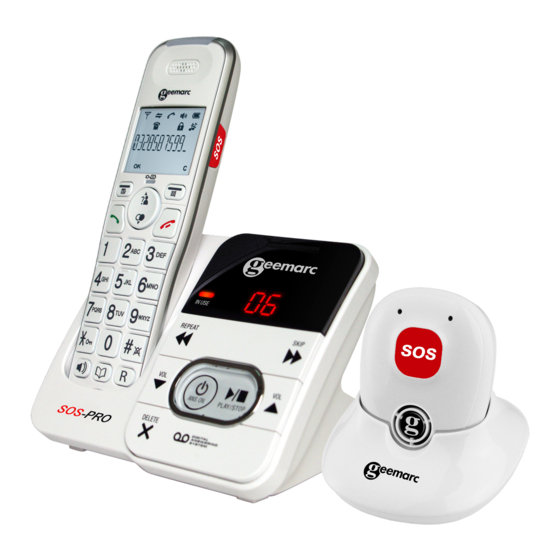 Geemarc AmpliDECT 295 SOS-PRO Manual Del Usuario