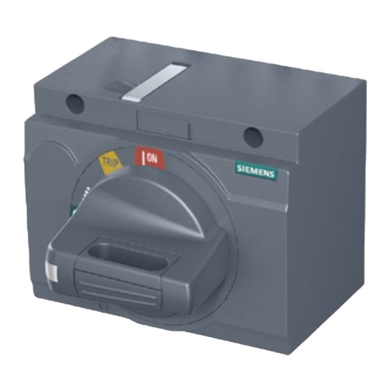 Siemens 3VA9 7-0EK1 Serie Instructivo