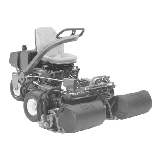 Toro Greensmaster 3050 Manual Del Operador