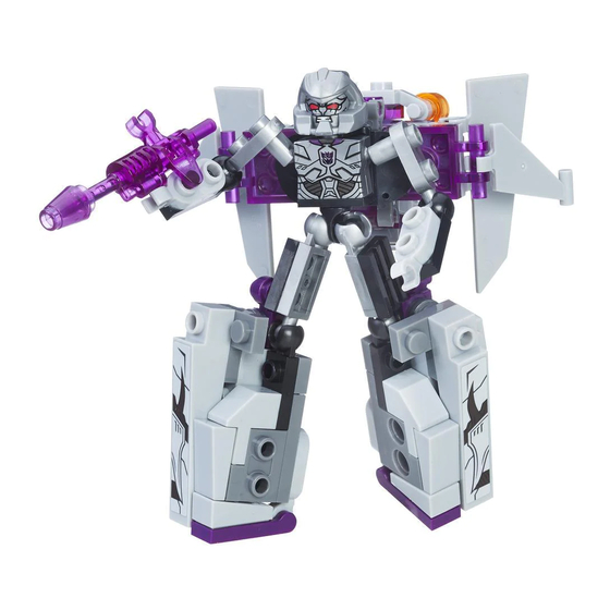 Hasbro KRE-O TRANSFORMERS MEGATRON KREON BATTLE CHANGER Manual De Instrucciones