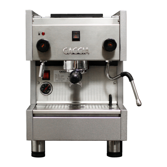 Gaggia TS Manuales